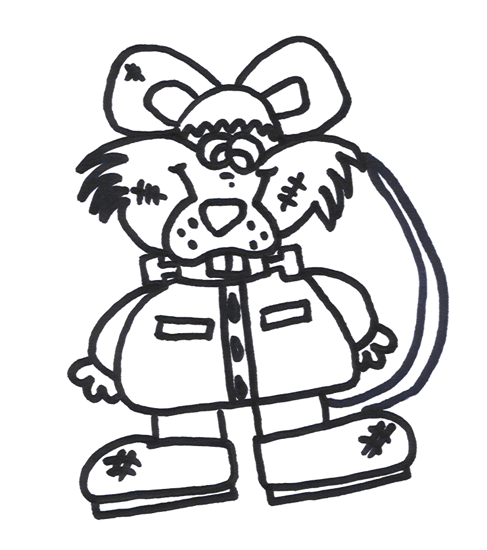 Wesoła Myszka - Kolorowanka do Druku dla Dzieci kolorowanka do druku