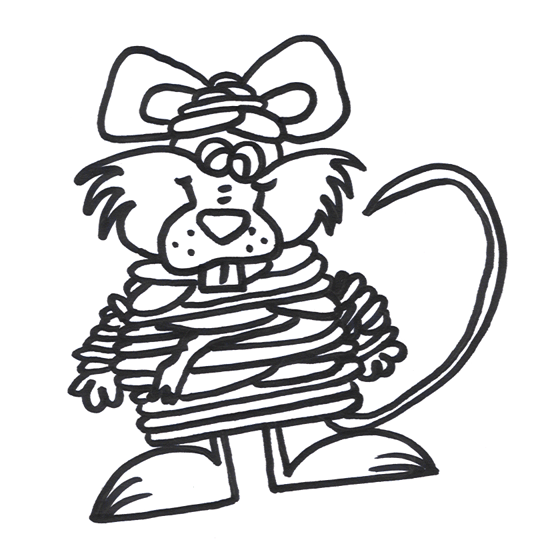 Wesoła Myszka - Kolorowanka do Druku dla Dzieci kolorowanka do druku